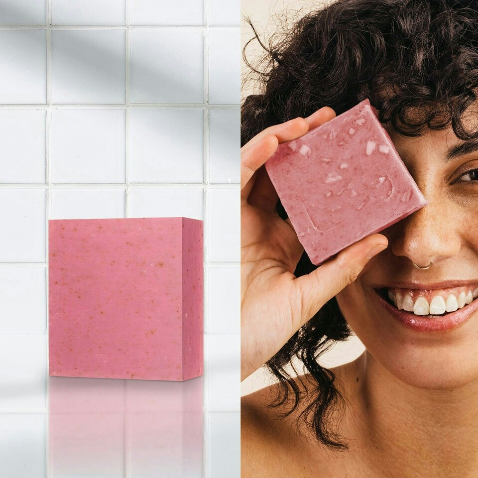 image 1 of skinPharmacy Rose Facial Cleansing Soap 100g