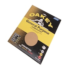 Oakey Glasspaper Sanding Sheets 230 X 280Mm Medium 80G (5)