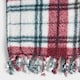 image 2 of OHS Check Tassel Sherpa Throw Soft Blanket - Red/Green Red | Red/Green