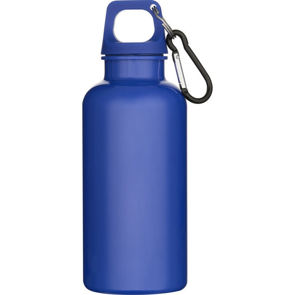 image 1 of Floso Oregon Solid Plastic Carabiner Clip 400ml Water Bottle | Blue | Dark Blue | 1