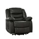 image 1 of Brooklyn Electric Riser Recliner with Massage and Heat - Black