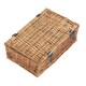 image 3 of Wicker Empty Rectangular Gift Basket Brown | Brown | One Size