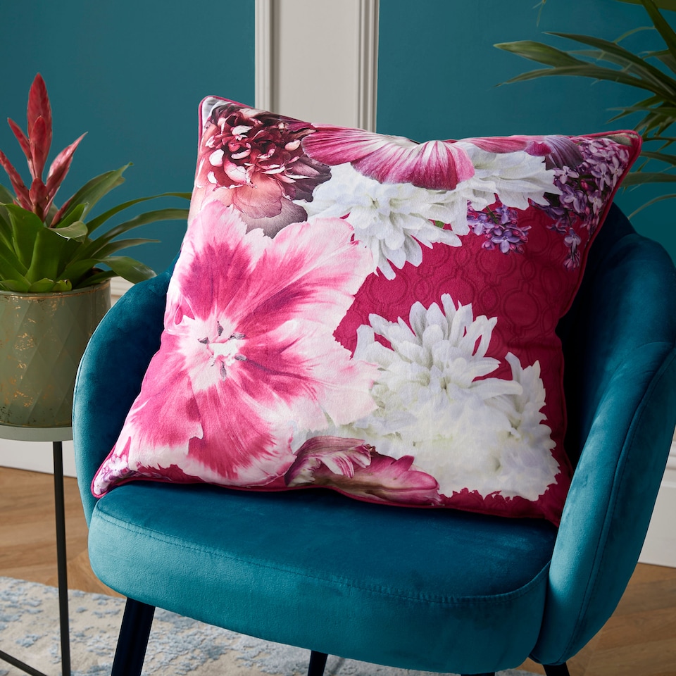 image 1 of Laurence Llewelyn-Bowen Mayfair Lady Cushion Cover LS Pink
