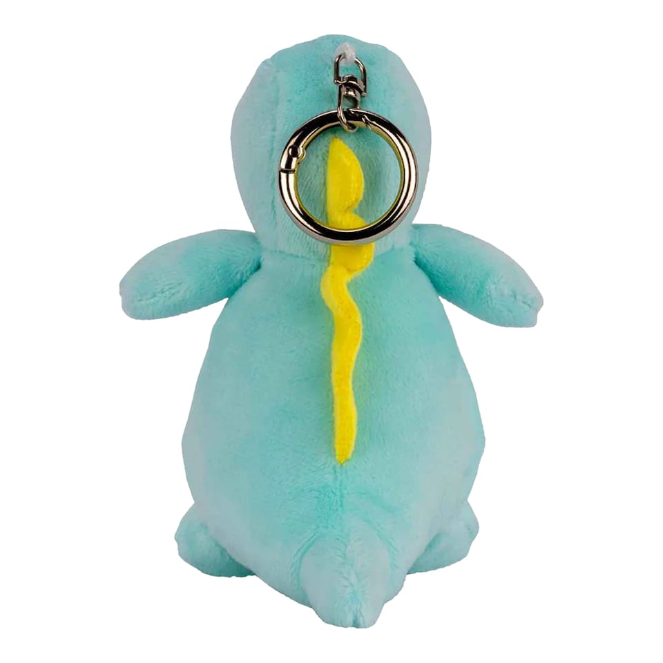 image 1 of Mumbles Dinosaur Keyring | Blue | Turquoise/White | 1