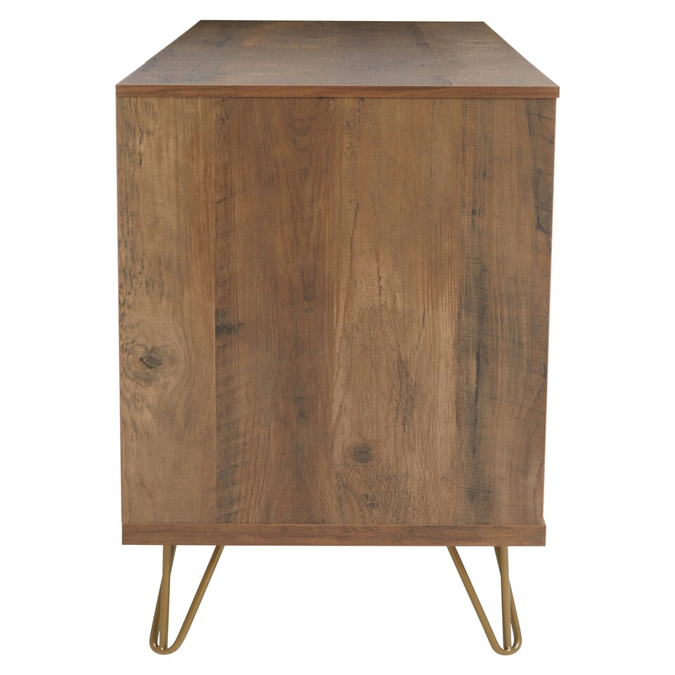 image 1 of Interiors by Premier Ample Storage Sideboard, Contemporary Design Industrial Sideboard Cabinet, Durable Kitchen Sideboard Brown
