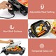 image 4 of GEEPAS Large Multi Cooker | 1500W Aluminium Multifunctional Electric Skillet