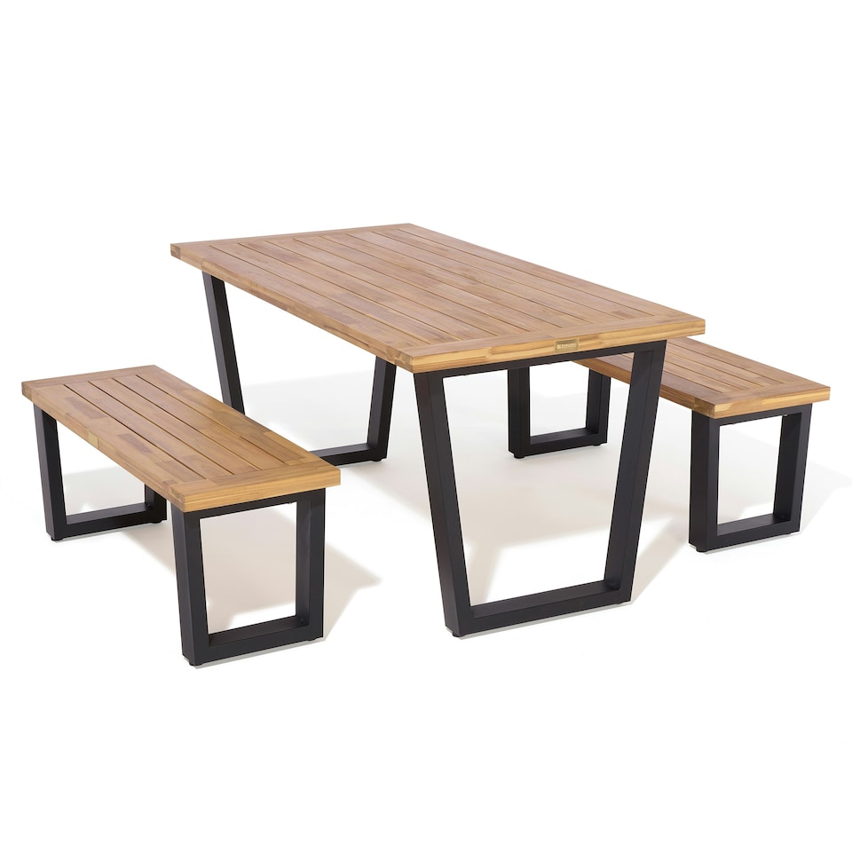 image 1 of Rowlinson Stockholm 4 Seat Dining Set Multi