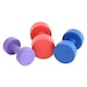 image 3 of 12kg Vinyl Hand Dumbbell Workout Weight Set Including Stand