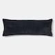 image 4 of OHS Ribbed Faux Fur Bolster Pillow Soft Maternity Support Cushion | Black | One Size