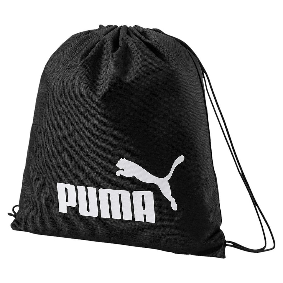 image 1 of Puma Phase Drawstring Bag - Black - One Size Black | One Size