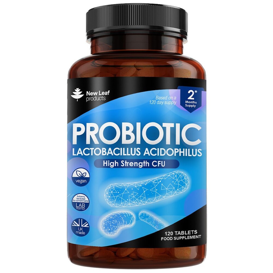 image 1 of Probiotic Supplements Acidophilus Tablets - Digestive & Gut