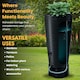 image 7 of Water Butt Kit with Tap, Diverter & Bio Cleaner –  Rainwater Collector for Garden, Balcony & Terrace – Durable Plastic Water Storage Tank Black | 240L
