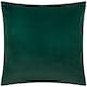 image 3 of Paoletti Savoy Stripe Velvet Cushion | Green | Emerald