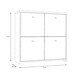 image 3 of Best Chest 4 Door Storage Cabinet White & Oak White