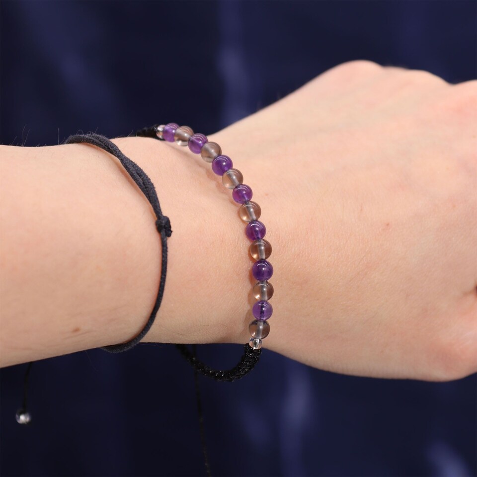 image 1 of Serenityy Zodiac Crystal Candle with Gemstone Bracelet - Capricorn