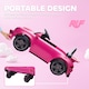 image 9 of AIYAPLAY Licensed RUF CTR 2017-Yellowbird Electric Car for Kids, Ride On Car 12V Battery Powered Kids Electric Vehicle with Remote Control, Soft Start, MP3 Player, LED Lights, Horn | Pink