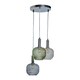image 4 of ValueLights Stratton Polished Silver Pendant Light and E14 Golfball LED 4W Warm White 2700K Bulb