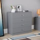image 2 of Vida Designs Riano 4 Drawer Chest of Drawers Bedroom Storage, Grey