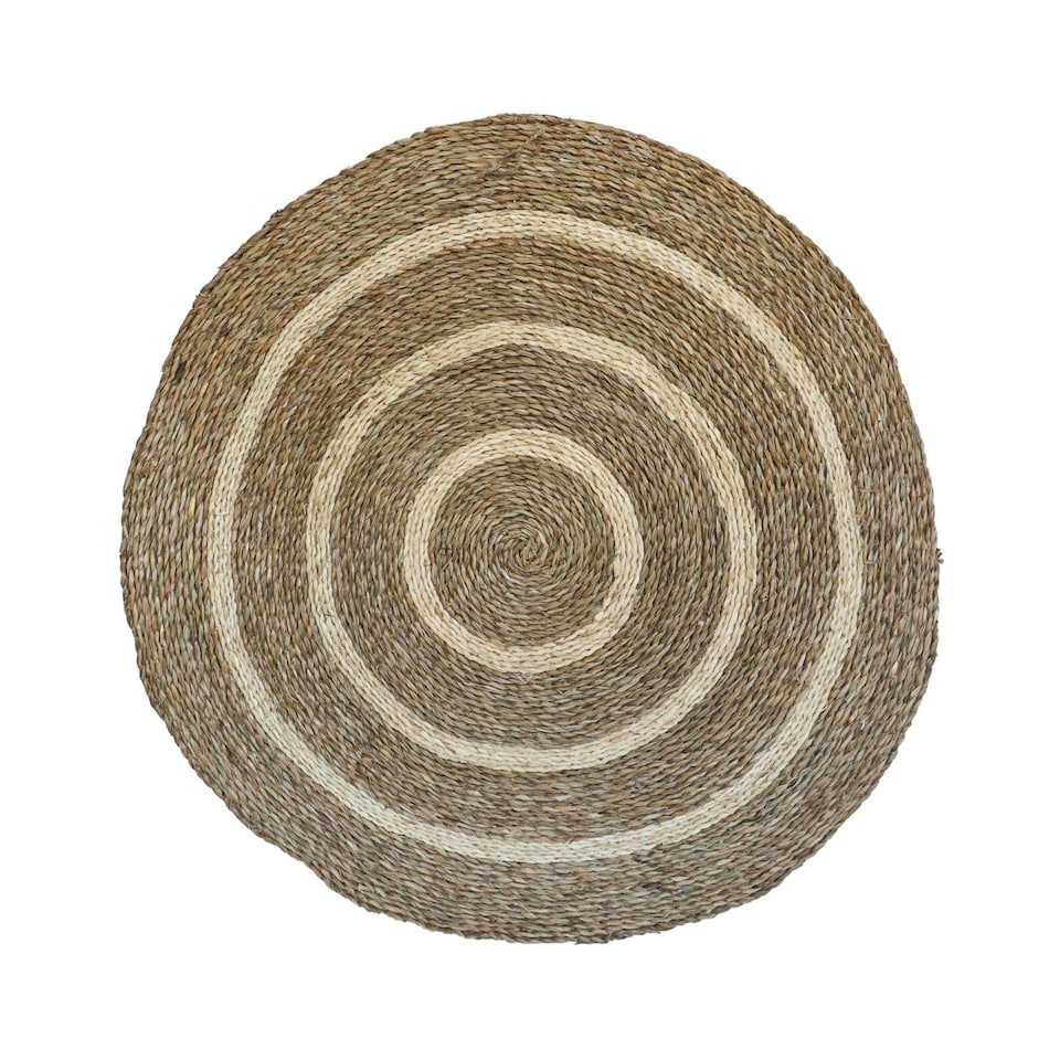 image 1 of Water Hyacinth Christmas Tree Mat White