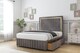 image 3 of Sloomy Boston Gold Slate Naples Divan Bed With Mattress 2 Drawers Footend With 26" Strutted Headboard & 12" Matching Footboard 5' King | Grey | Slate | King | 1