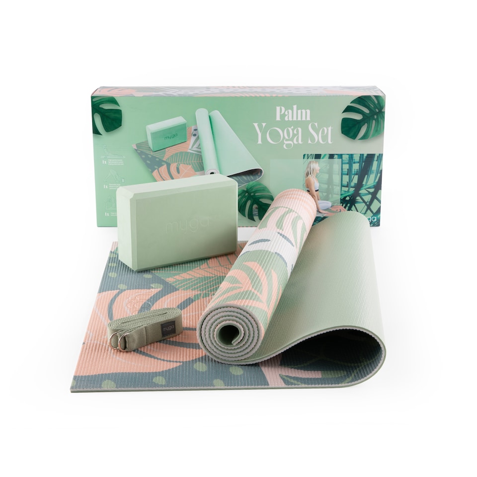 image 1 of Myga Yoga Starter Set - Palm | Green