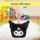image 3 of Hello Kitty Soft Toy Cubeez Plush Kuromi Cute Plush Huggable Cuddly 7cm Black