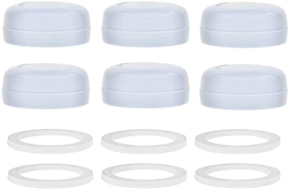 image 1 of Solid Lids Aka Travel Caps w/Sealing Ring