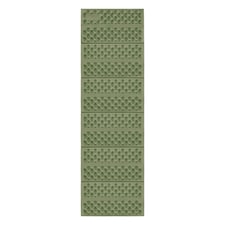 Foldable Egg-Crate Mattress Pad | Green | Army Green | Not provided