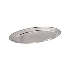 Buckingham Stainless Steel Oval Platter Serving Tray , 40 cm | Silver