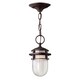 image 1 of Reef 1 Light Outdoor Ceiling Chain Lantern Victorian Bronze, E27