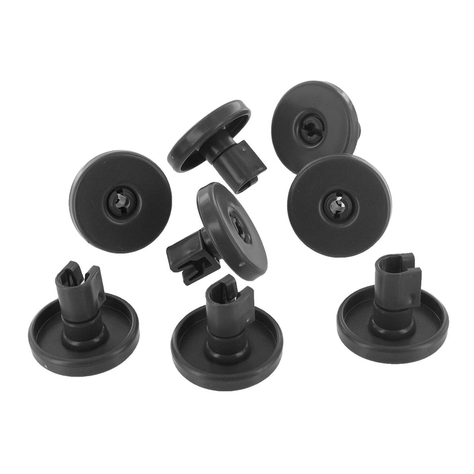 image 1 of Reliapart Dishwasher Lower Basket Wheels 8 Pack for Elektra Bregenz GI2445W 50286965004