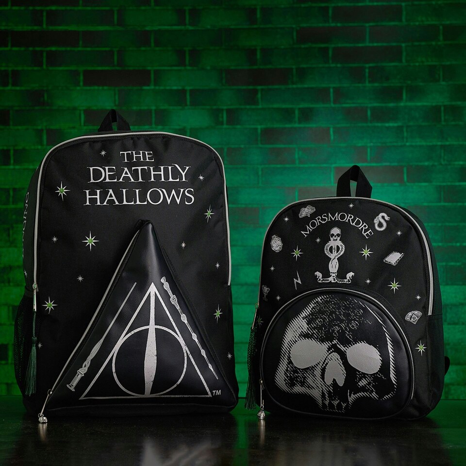image 1 of Warner Bros Harry Potter Dark Arts Backpack - Deathly Hallows