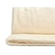 image 4 of Plush Collection Flannel Fleece Super Soft Throw in Cream (50" x 60") Cream | Cream