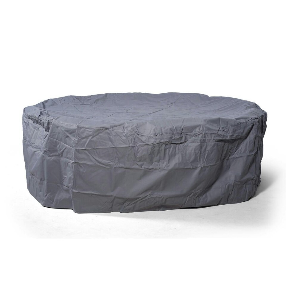 image 1 of Giardino Rectangle 8 Seater Garden Table & Chairs Set Cover | Grey | Grey