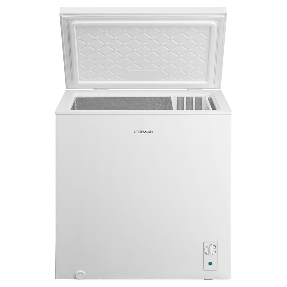 Chest Freezer, 198 Litre, 77cm Wide, White