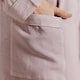 image 4 of Martex Linen Bathrobe Large Mellow Pink
