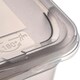 image 4 of Keeeper Set of 3 Storage Boxes 11 Litre with Lid and Air Control System - Transparent Grey