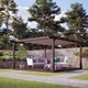 image 3 of Double Premium Pergola and Decking Kit - Wood - L420 x W420 cm - Rustic Brown