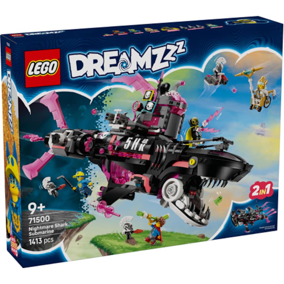 Lego Dreamzzz 71500 Nightmare Shark Submarine