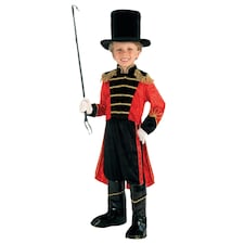 Bristol Novelty Childrens/Kids Ring Master Costume - Red/Black - L L