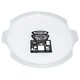 image 2 of Red Gorilla Translucent Tub Cover - Clear - L