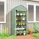 image 2 of Outsunny Widened Mini Greenhouse 5 Tier Green House, 193H x 90W x 49Dcm, Green