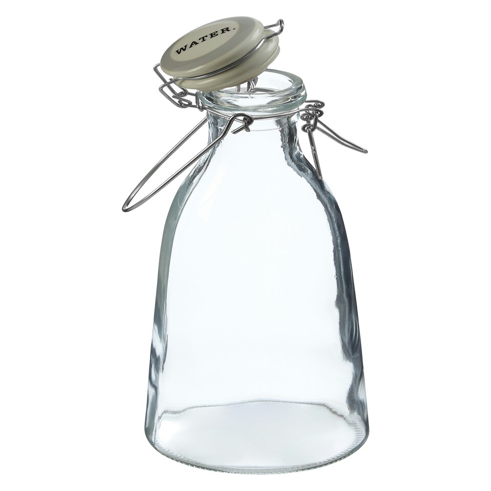 image 1 of Interiors by Premier Water Storage Bottle, Personalized Clear Glassware Bottle, Versatile Transparent Drinking Water Bottle