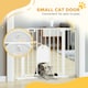image 9 of PawHut 75-103 cm Pet Safety Gate Pressure Fit Stair w/ Small Door Double Locking