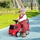 image 2 of HOMCOM 3-in-1 Ride On Car Kids Mercedes Truck Storage for 12 - 36 Months Red