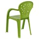image 7 of Coloured Plastic Kids Chairs Stackable Nursery Indoor Outdoor Party Garden Play | Green | 4 Pcs Green | 4