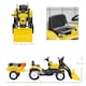 image 7 of HOMCOM Pedal Go Kart Ride on Excavator Wheels Tyres Kids Children -Yellow