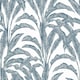 image 1 of Muriva Sansa Leaf Vinyl Textured Wallpaper - Blue - One Size Blue