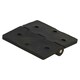 image 4 of Reinforced Nylon Hinge Plastic 64x67mm Italian Industrial Door Locker Hatch 2PK Black