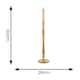 image 3 of ValueLights Victoria Light Wood Traditional Stem Floor Lamp Base Brown